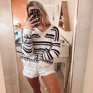 cozy chunky knit sweater